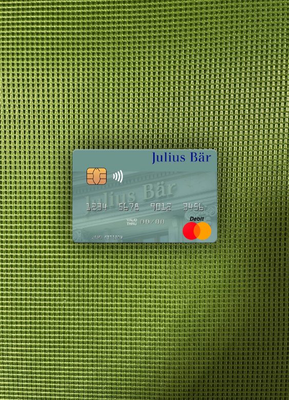 Download Switzerland Julius Baer Group AG mastercard photolook front Photoshop template